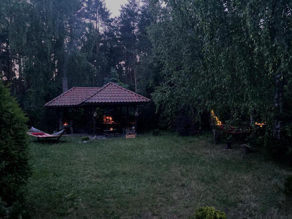 Szeroki Bor Oaza W Puszczy Z Sauna, Bania I Jacuzzi Dış mekan fotoğraf
