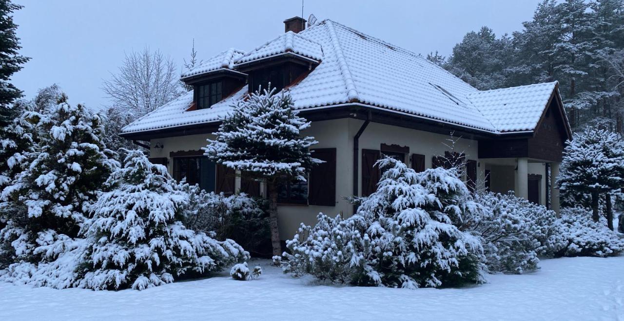 Szeroki Bor Oaza W Puszczy Z Sauna, Bania I Jacuzzi Dış mekan fotoğraf
